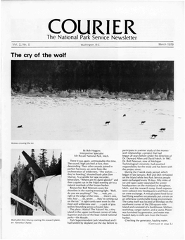 COURIER the National Park Service Newsletter Vol