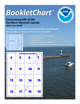 Bookletchart™ Commonwealth of the Northern Mariana Islands NOAA Chart 81004