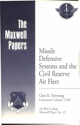 Missile Defensive Systems and the Civil Reserve Air Fleet