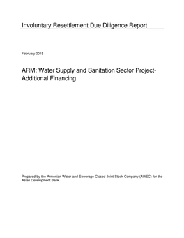 Water Supply and Sanitation Sector Project- Additional Financing