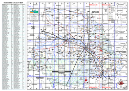 Roads and Locality Map 1010 1111 Oo