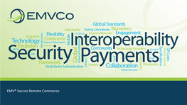 EMV® Secure Remote Commerce Presentation