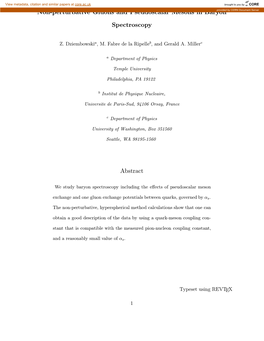 Non-Perturbative Gluons and Pseudoscalar Mesons in Baryon Spectroscopy