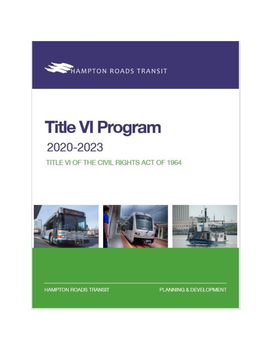 Hampton Roads Transit Title VI Program