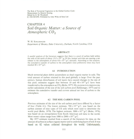 CHAPTER 4 Soil Organic Matter: a Source of Atmospheric CO2