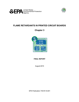 FLAME RETARDANTS in PRINTED CIRCUIT BOARDS Chapter 3