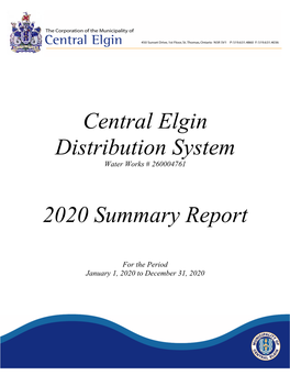 Central Elgin Distribution System 2020 Summary Report