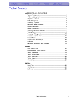 Table of Contents