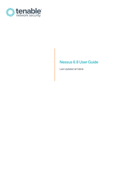 Nessus 6.8 User Guide
