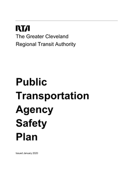 Public Transportation Agency Safety Plan