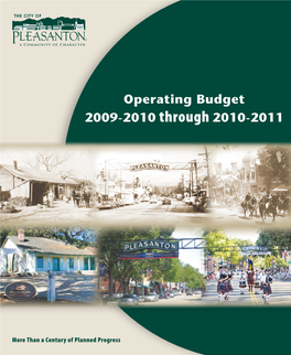 2009/10 and 2010/11 Operating Budget