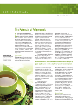 The Potential of Polyphenols