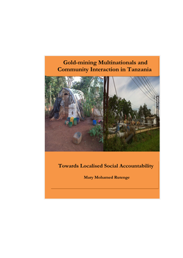 Gold-Mining Multinationals and Community Interaction in Tanzania