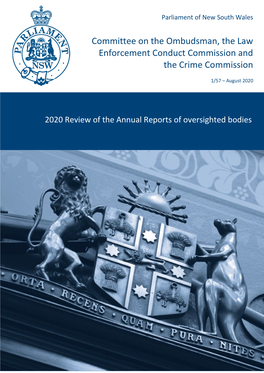 2020 Review of the Annual Reports of Oversight Bodies