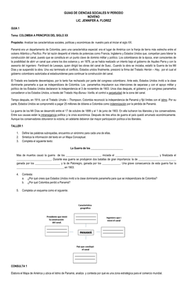 Guias De Ciencias Sociales Iv Periodo Noveno Lic