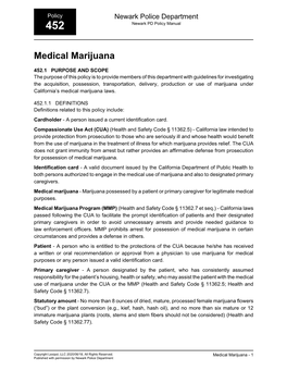 Medical Marijuana