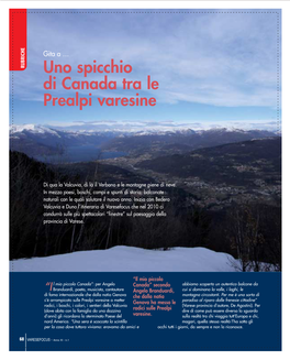 Uno Spicchio Di Canada Tra Le Prealpi Varesine