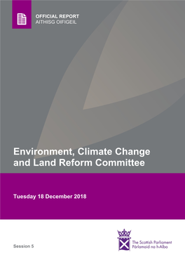 Environment, Climate Change and Land Reform Committee