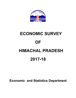 Economic Survey of Himachal Pradesh 2017-18