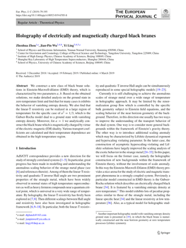 Holography of Electrically and Magnetically Charged Black Branes