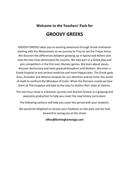 Groovy Greeks