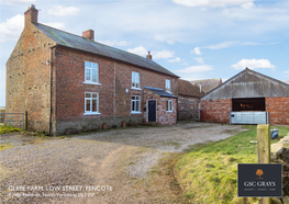 GLEBE FARM, LOW STREET, FENCOTE Kirkby Fleetham, North Yorkshire, DL7 0SP