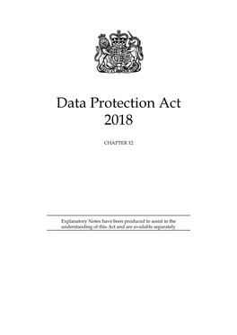 Data Protection Act 2018