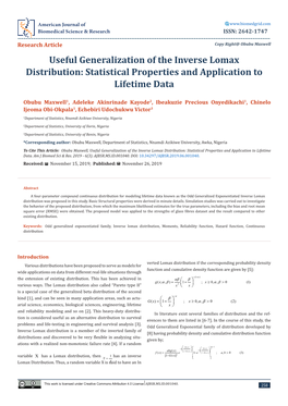 Useful Generalization of the Inverse Lomax Distribution: Statistical Properties and Application to Lifetime Data