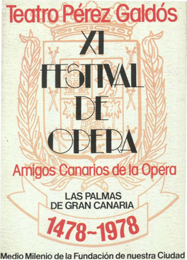 XI Festival De Ópera 1978