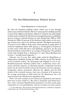 PDF (8. the Post-Disfranchisement Political System)