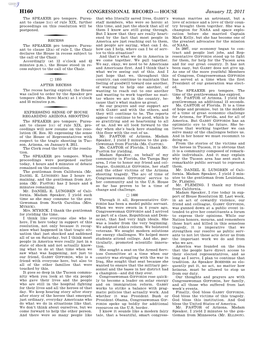 Congressional Record—House H160