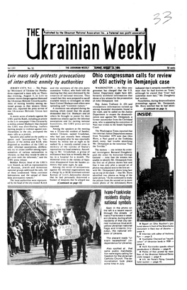 The Ukrainian Weekly 1989