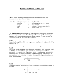 Calculating the Surface Area of Your Landscape