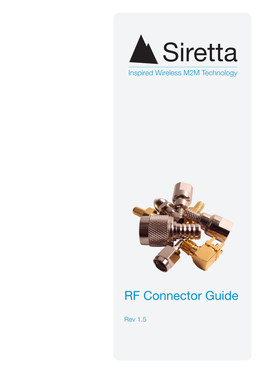 RF Connector Guide