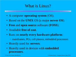 What Is Linux?