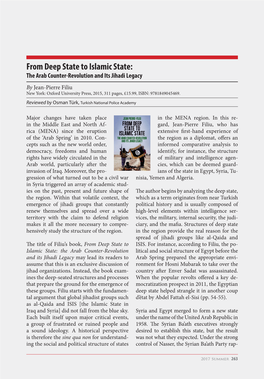 From Deep State to Islamic State: the Arab Counter-Revolution and Its Jihadi Legacy