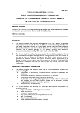 Report of the Transportation & Highways