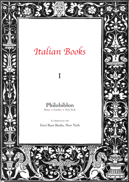 Italian Books