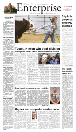 Enterprise  the CLARENDON NEWS & the DONLEY COUNTY LEADEREADER