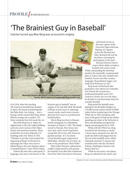 'The Brainiest Guy in Baseball'