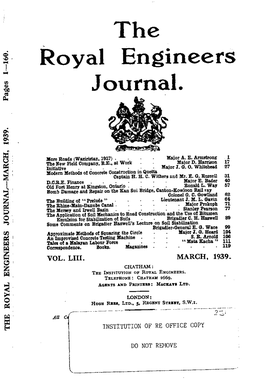 The Royal Engineers Journal