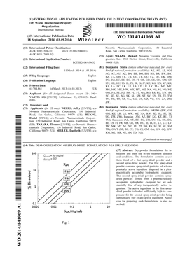 WO 2014/141069 Al 18 September 2014 (18.09.2014) P O P C T