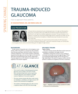 Trauma-Induced Glaucoma