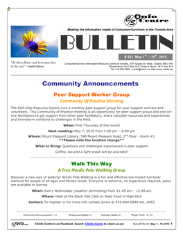 Community Announcements