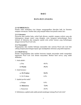 Bab 2 Data Dan Analisa