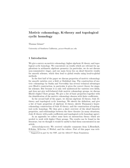 Motivic Cohomology, K-Theory and Topological Cyclic Homology