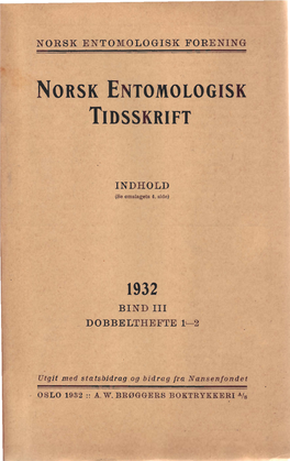 Norsk Entomologisk Forening