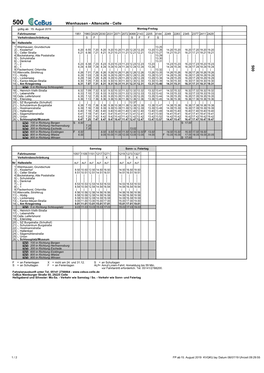 Wienhausen - Altencelle - Celle Gültig Ab: 15