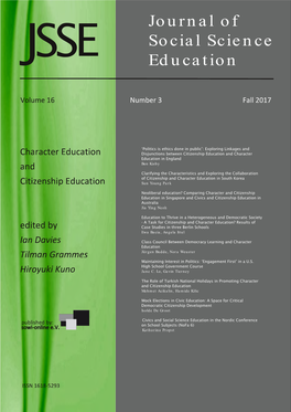 JSSE Journal of Social Science Education