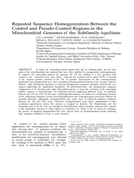 Repeated Sequence Homogenization Between the Control and Pseudo